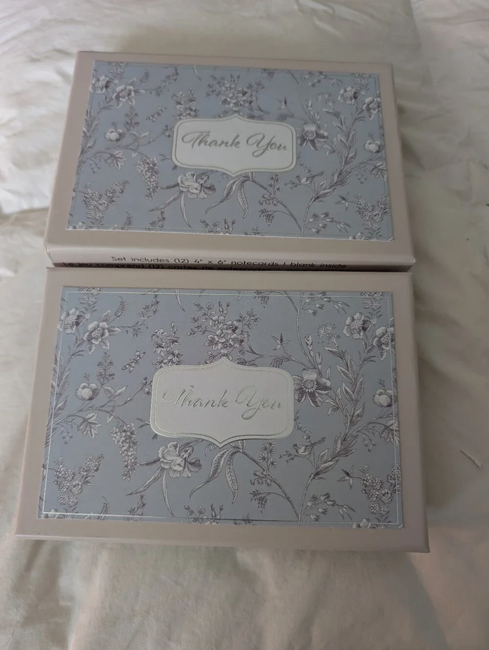 2 For $10 Set Of Two Boxed Laura Ashley Thank You Cards